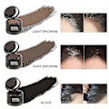 Miniatyrbillede 2 af 5: EELHOE hårgrænse dækning Polish pink tyk hårgrænse bærbar let at påføre hårgrænse concealer skyggepulver Black