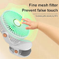 Miniatyrbillede 5 af 5: Bærbar LED Campingventilator med Natlys USB Hvid