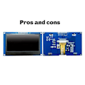 Miniatyrbild 3 av 5: 2.42-tums OLED-skärmmodul 128x64, högupplöst LCD-skärm grön