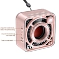 Pikkukuva 3 / 5: KXJ-Pieni Bluetooth-kaiutin voimakkaalla stereoäänellä, kannettava langaton kaiutin pink