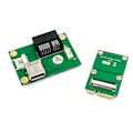 Miniatyrbild 3 av 5: PCIE Riser NGFF M.2 Key A/E till PCI-E Express X1+USB Adapter