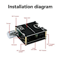 Miniatyrbild 5 av 5: -301B Bluetooth Förstärkarkort Ljud Effektförstärkarmodul