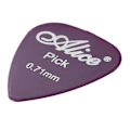 Miniatyrbild 5 av 5: 20 st 0,71 mm Släta Nylon Medium Plektrum för El-/Akustisk Gitarr
