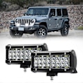 Miniatyrbillede 3 af 5: 7 tommer LED lysbjælke, 120W 12000Lm LED Pod lys Arbejdslamper 2 stk