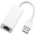 Miniatyrbild 1 av 5: Ethernetadapter USB 2.0 till 10 100 Nätverk Rj45 Lan Kabelansluten Adapter Kompatibel med Nintendo Switch Wii Wii U Macbook Chromebook Windows Mac (Vit)