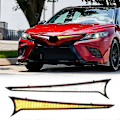 Miniatyrbild 5 av 5: LED-frontgrilllampor för bil DRL Blinkersljus