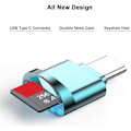 Miniatyrbild 3 av 5: Micro-SD Kortläsaradapter, USB Typ C till Micro-SD/TF Kortläsare, A