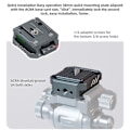 Miniatyrbild 5 av 5: Kamera Arca Snabbkopplingskit för Dji Zhiyun Stabilisator Stativ