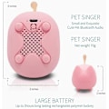 Pikkukuva 5 / 5: Kannettava Bluetooth-kaiutin Langaton Mini Stereokaiutin Söpö Lemmikki