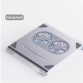 Miniatyrbild 3 av 5: Laptopkylplatta med fläktar, USB-port rymdgrå