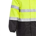 Pikkukuva 4 / 5: Unisex Korkean Näkyvyyden Sadepuku Takki ja Haalari Väripinnalla
