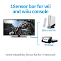 Pikkukuva 4 / 5: Game Move -kaukosäädin USB-pistokeanturinauha langallinen kaukosäädinanturinauha Wii/Wii U:lle