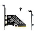 Miniatyrbild 1 av 5: PCIe4.0 X8 till 2-portars SFF8611&8612 Oculink expansionskort