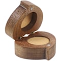 Miniatyrbillede 3 af 4: Bryllupsringæske Forlovelsesring Etui Træringholder Hjerteformet Smykkeskrin