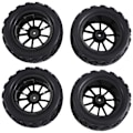Miniatyrbillede 2 af 5: 12 mm Hex 1/10 RC Lastbil Hjul og Dæk til 2Wd, B