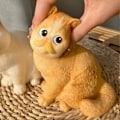 Miniatyrbild 3 av 5: Stressreducerande Klämleksak Sött Kattmönster Ångestdämpande Kattdocka A