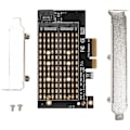 Miniatyrbillede 4 af 5: PCIe til M.2/M.2 Adapter M.2 NGFF til Desktop PCIe X4 Adapterkort