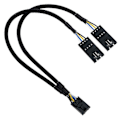 Miniatyrbillede 1 af 5: RGB Splitter til Lighting Node Core 4 Pin Han til Hun Fan
