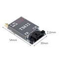 Pikkukuva 5 / 5: TS832 FPV langaton lähetin 5.8G 600Mw antennilla