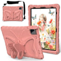 Miniatyrbillede 2 af 5: Børnetablet Cover til Pro 11 tommer 2024 Stødsikkert Cover Skal Stativ Etuier EVA Stativ Etui Pink