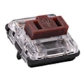 Miniatyrbild 1 av 5: 70 st Kailh Low Profile Choc Switch 1350 RGB för tangentbord Brun