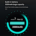 Pikkukuva 4 / 5: 2500-9000K Täyttövalotikku RGB Väri 3000mAh Kannettava Ulkovalo Suora Valokuva Led Fil