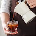 Miniatyrbild 4 av 5: Mokabryggare med dubbelventil för espressoextraktion, retrostil, för utomhusbruk White 100ml B