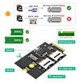 Pikkukuva 4 / 5: Kaksi Micro-SD-kortinlukijaa, TF-kortti NGFF M.2 Key B -lukijaan
