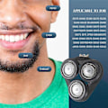 Miniatyrbillede 3 af 5: Barberhoved til S5000 S5370 S5571 S5420 S5140 S5078 - Sort