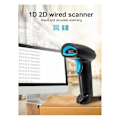 Miniatyrbild 4 av 5: Universal 1D/2D USB-ansluten streckkodsläsare Handhållen QR-kodläsare Mobil POS Plug and Play Stöd Logistikbutik