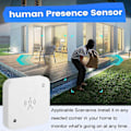 Miniatyrbild 5 av 5: Tuya ZigBee Smart Sensor för mänsklig närvaro