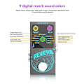 Miniatyrbild 3 av 5: Gitarr Digital Reverb Pedal Inbyggd 9 Digital Reverb Tillbehör