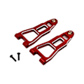 Miniatyrbild 1 av 5: RC Bil Uppgradering Främre Nedre Arm Kit för 1/12 UD1201 UD1202 Röd
