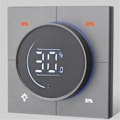 Miniatyrbild 5 av 5: Vred Dimmer Regulator Zigbee 3.0 PC Panel Väggströmbrytare (Svart)