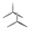Miniatyrbild 2 av 5: 2 Par 11x4,5x3 11-tums CW CCW 3-bladig förstärkt nylonpropeller FPV-prop