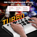 Pikkukuva 3 / 5: Joystick-ohjain, 3-tilan yhteys PS4/PS3/Xbox One/Switch -konsoleille (valkoinen/musta)