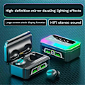 Miniatyrbild 3 av 5: Klockdisplay Brusreducering Låg Latens TWS Bluetooth Headset