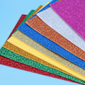 Miniatyrbild 3 av 3: 10 ark glitterkartong papper metallisk kartong papper holografiskt glitterpapper färgat papper