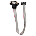 Miniatyrbillede 3 af 5: DB9 RS232 til 10-pin fladkabel-stikadapter