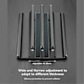 Miniatyrbillede 4 af 5: Justerbar Vertikal Laptop Stand Holder Hvid