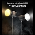 Pikkukuva 1 / 5: LED-videovalo 40 W:n kaksivärinen COB-valokuvausstudiovalo