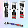 Miniatyrbild 5 av 5: VR Sticks Controller Grips VR-spel för 3 Controller, A