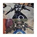 Miniatyrbild 5 av 5: Universal 275mm Motorcykelstyre Justerbart Clip-On Gaffel Separat Styre Universal Inom 3