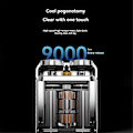 Miniatyrbild 5 av 5: Elektrisk rakapparat med digital display, reserakapparat, silver