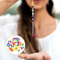 Miniatyrbillede 3 af 3: 100 stk. Assorterede farver DIY Vedhæng Trækors Charms DIY Smykkefremstilling Vedhæng Charm Håndværkstilbehør