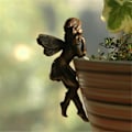 Miniatyrbild 2 av 5: E Plantkruka Hängande Resin Dekor Fé Blomkruka Dekor Design för Trädgård Kramare Kruka Fé Dekor