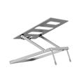 Miniatyrbillede 1 af 5: Laptop Stand Justerbar Foldbar Aluminium Bærbar Høj Kvalitet Computer Stand Egnet til Laptops Op Til 17.3 Tommer