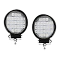 Miniatyrbillede 2 af 5: 4 tommer rundt LED arbejdslys, 2 stk. 72W projektør til offroad-køretøjer, lastbil, traktor, vogn, båd, ATV U