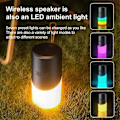 Miniatyrbild 3 av 5: Utomhus Subwoofer Bluetooth Högtalare IPX5 Vattentät Grön