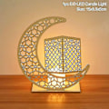 Pikkukuva 3 / 3: Eid Mubarak -riipus LED-valoilla kotiin, islamilainen Eid R Kareem -koriste Style 5
